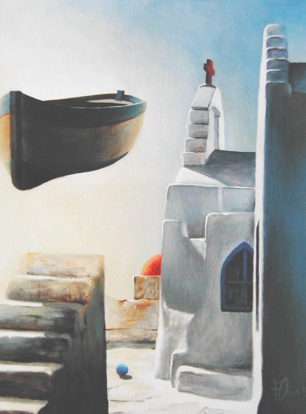Barque à Mikonos