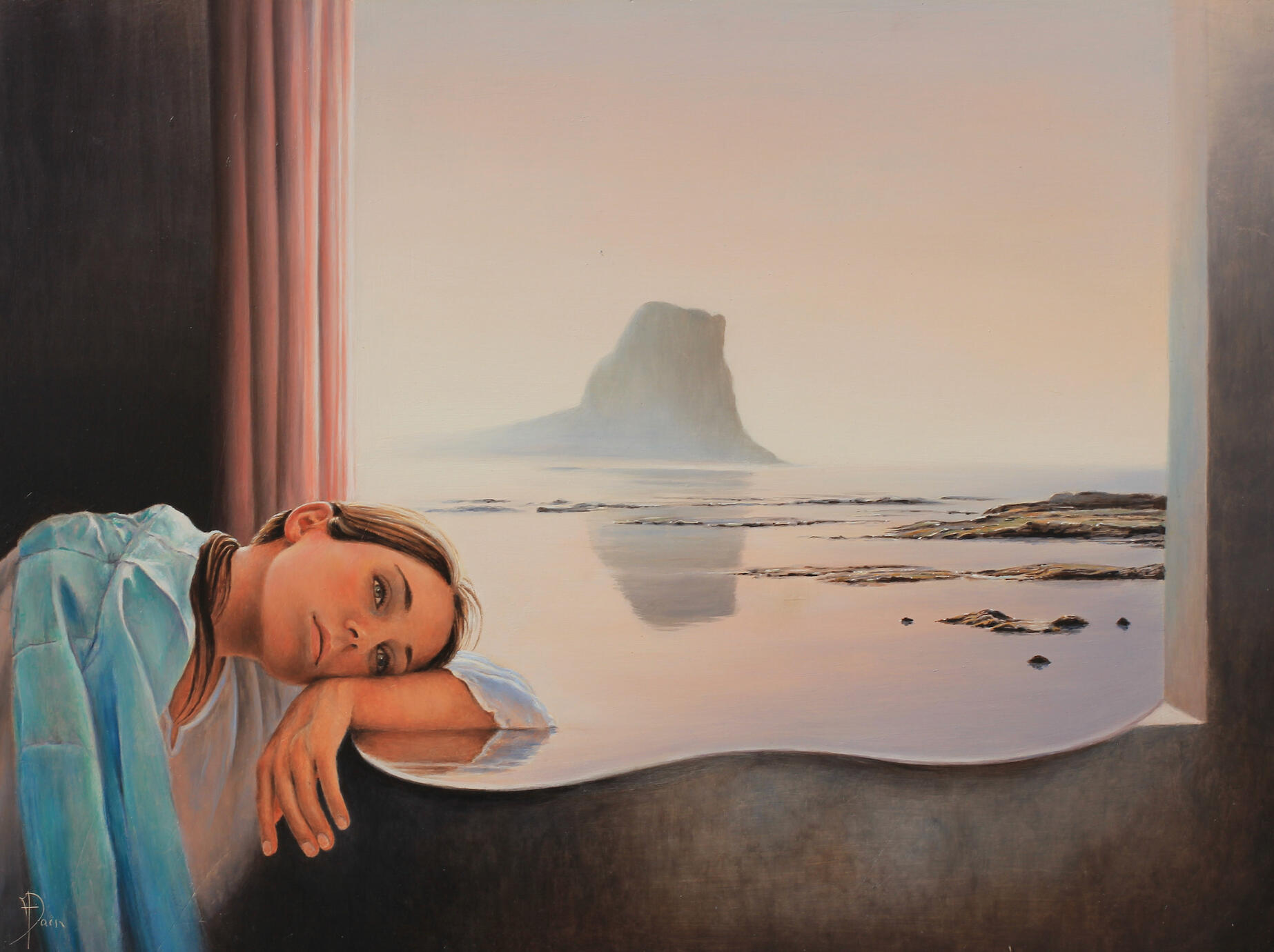 Meditation sur le drap de la mer